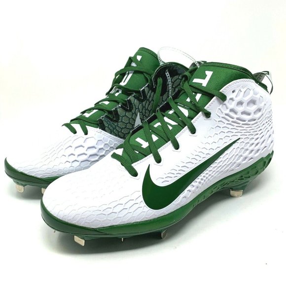 green baseball cleats